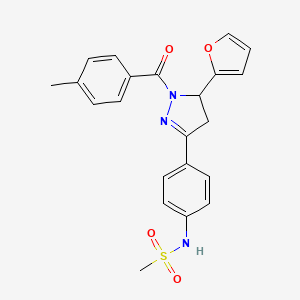 Chemical structure of SW076956