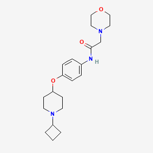 Chemical structure of SUVN-G3031