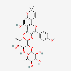 Chemical structure of Sutchuenmedin A