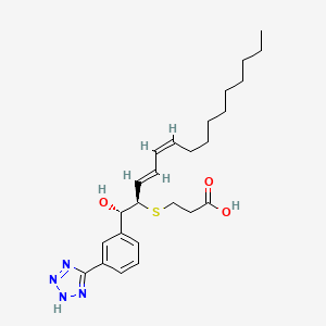 Chemical structure of Sulukast