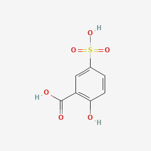 Chemical structure of Sulfosalicylic Acid