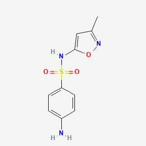 Chemical structure of Sulfamethoxazole EP Impurity F