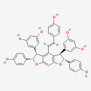 Chemical structure of Suffruticosol D
