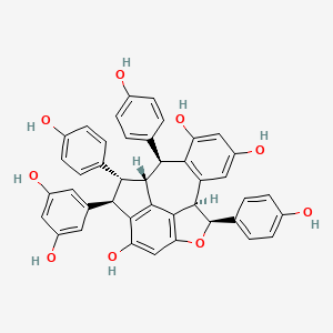 Chemical structure of Suffruticosol B