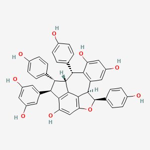 Chemical structure of Suffruticosol A