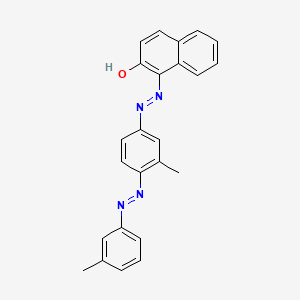 Chemical structure of Sudan Red B