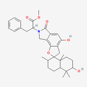 Chemical structure of Stachartin E