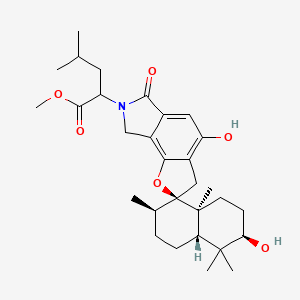 Chemical structure of Stachartin D