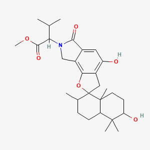 Chemical structure of Stachartin C