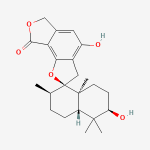 Chemical structure of Stachartin B