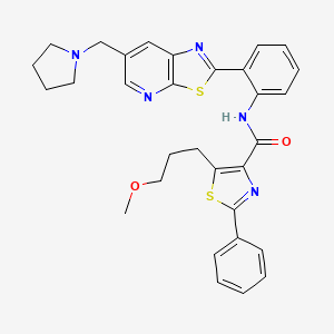 Chemical structure of SRT3025