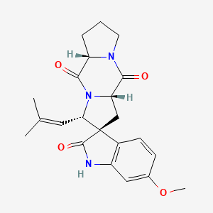 Chemical structure of Spirotryprostatin A