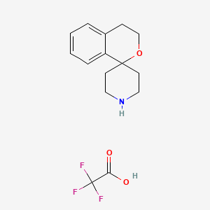 Chemical structure of Spiro[isochroman-1,4'-piperidine] 2,2,2-trifluoroacetate
