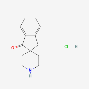 Chemical structure of Spiro[indene-2,4'-piperidin]-1(3H)-one hydrochloride