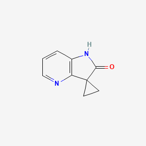 Chemical structure of SPIRO[CYCLOPROPANE-1,3'-PYRROLO[3,2-B]PYRIDIN]-2'(1'H)-ONE