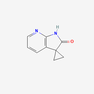 Chemical structure of SPIRO[CYCLOPROPANE-1,3'-PYRROLO[2,3-B]PYRIDIN]-2'(1'H)-ONE