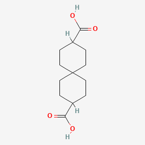 Chemical structure of spiro[5.5]undecane-3,9-dicarboxylicacid