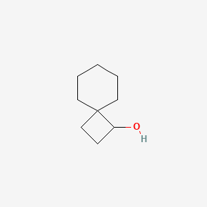 Chemical structure of SPIRO[3.5]NONAN-1-OL