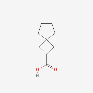 Chemical structure of spiro[3.4]octane-2-carboxylic acid