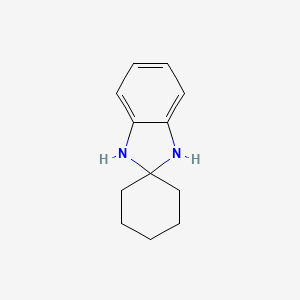 Chemical structure of SPIRO(CYCLOHEXANE-1,2'-BENZIMIDAZOLINE)