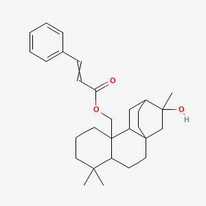 Chemical structure of Spiratisanin C