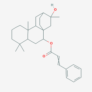 Chemical structure of Spiratisanin B