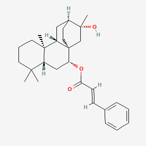 Chemical structure of Spiratisanin A