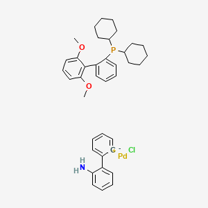 Chemical structure of SPhos Pd G2 catalyst