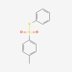 Chemical structure of S-Phenyl 4-methylbenzenesulfonothioate