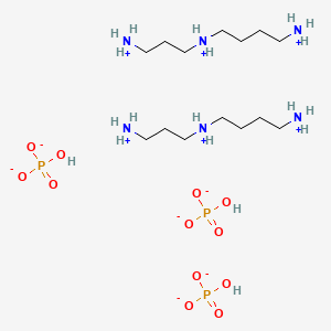 Chemical structure of Spermidine Phosphate