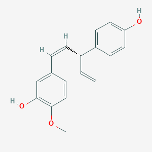 Chemical structure of Sonnerphenolic B