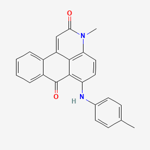 Chemical structure of Solvent Red 52