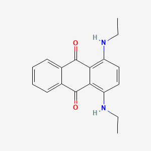 Chemical structure of Solvent Blue 59
