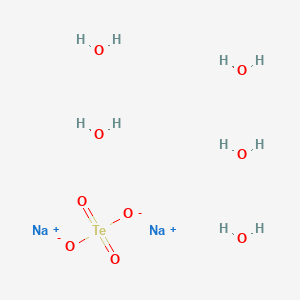 Chemical structure of Sodium Tellurite Pentahydrate