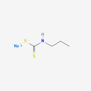Chemical structure of Sodium propylcarbamodithioate