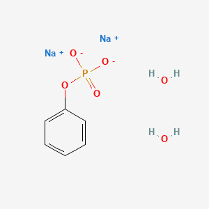 Chemical structure of Sodium phenyl phosphate dibasic dihydrate