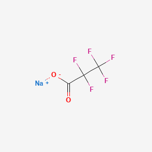 Chemical structure of Sodium pentafluoropropionate