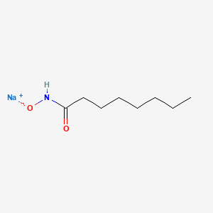Chemical structure of Sodium Octanohydroxamate Hydrate