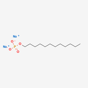 Chemical structure of Disodium Lauryl Phosphate