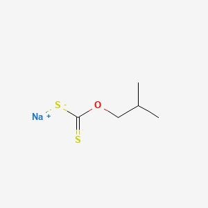 Chemical structure of Sodium Isobutyl Xanthate