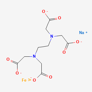 Chemical structure of Sodium iron EDTA