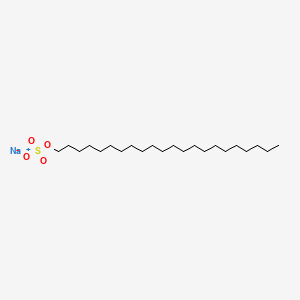 Chemical structure of Sodium dodecanol sulfate