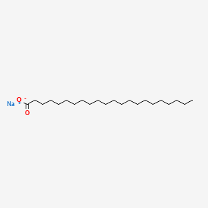 Chemical structure of Sodium docosanoate