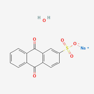 Chemical structure of Sodium Anthraquinone-2-sulfonate Monohydrate