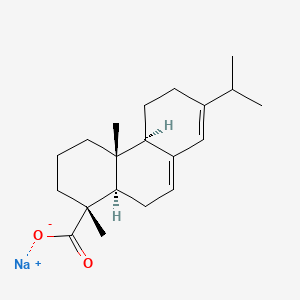 Chemical structure of Sodium Abietate