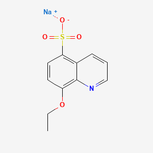 Chemical structure of Sodium 8-Ethoxyquinoline-5-sulfonate Hydrate