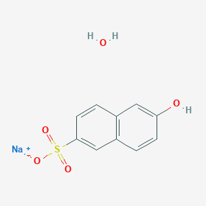 Chemical structure of SodiuM 2-Naphthol-6-sulfonate Hydrate