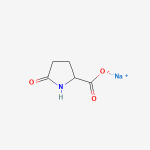 Chemical structure of Sodium Pyrrolidone Carboxylate