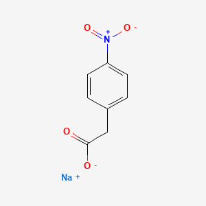 Chemical structure of Sodium 4-Nitrophenylacetate