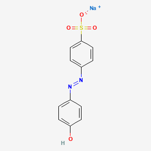 Chemical structure of Sodium 4-Hydroxyazobenzene-4'-sulfonate Hydrate